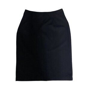 Eileen Fisher Black Stretch Pencil Skirt Made from Italian Fabric, Size PP #227